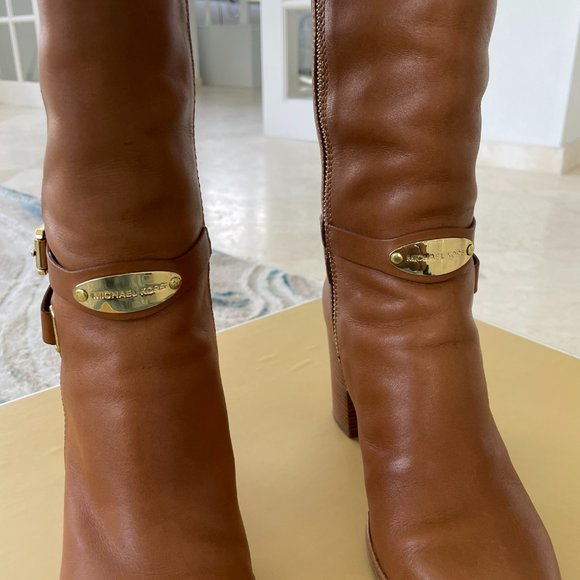 Arley High Leather Boot Michael Kors Size 6M - Picture 3 of 3